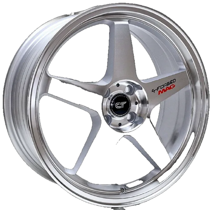 BY006 SilverMachineFace 2-piece forged rim, 18×7.5 · 4×100 · ET40