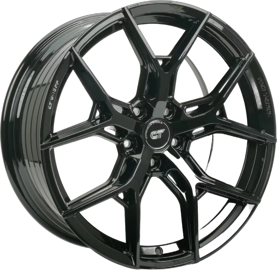CFF018 PianoBlack monoblock forged rim, 19×8.5 · 5×113 · ET40