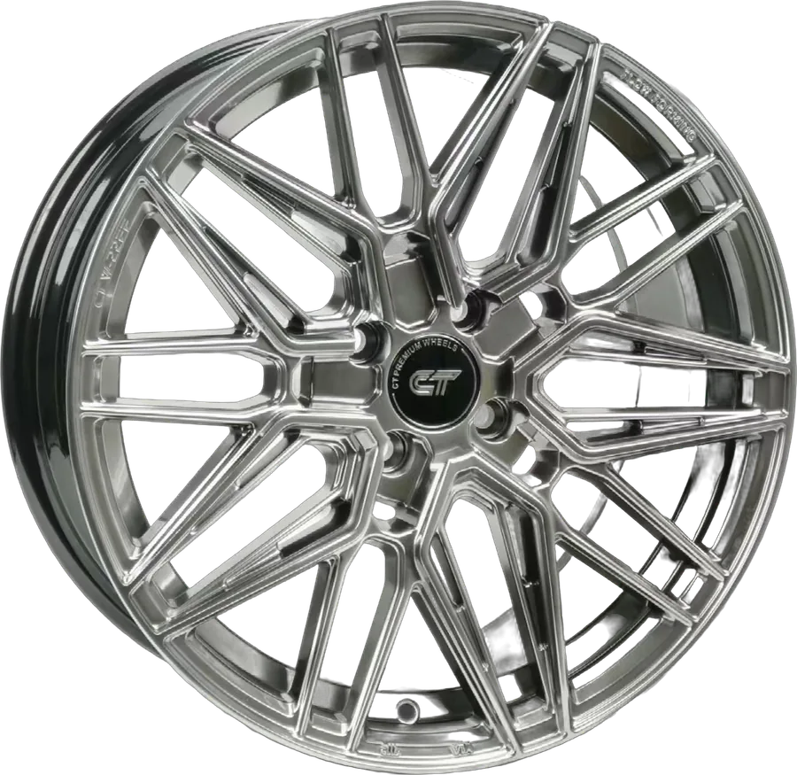 CFF022 HyperSilver 2-piece forged rim, 17×7.5 · 4×100 · ET38