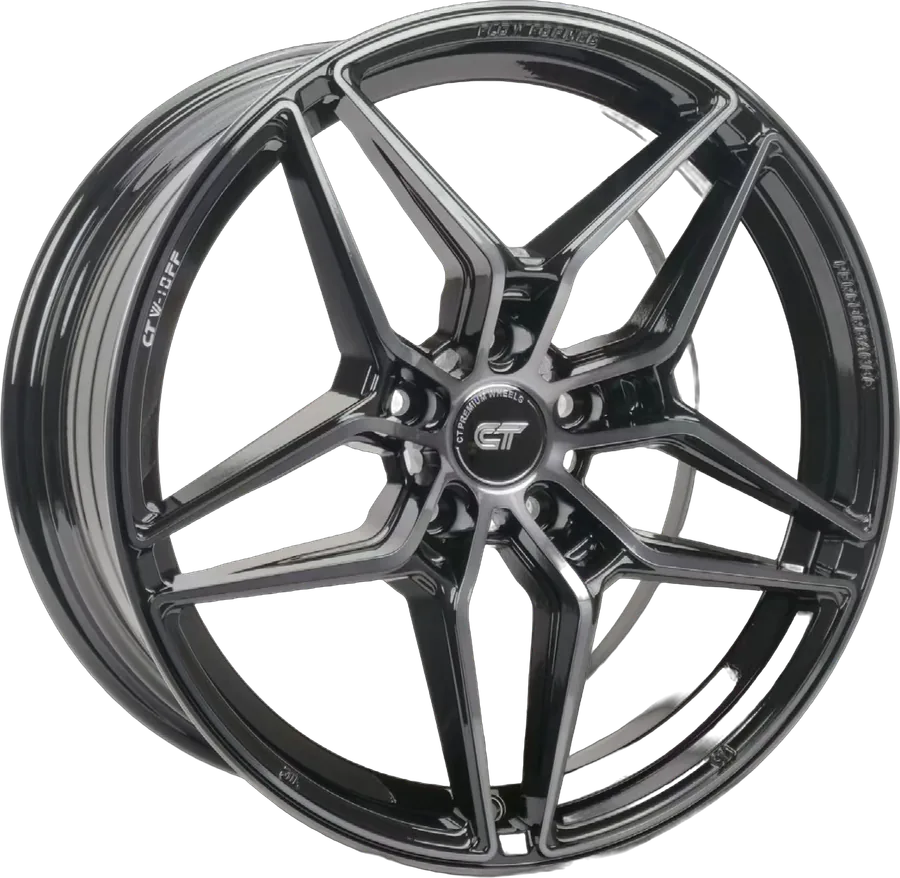 CFF024 HyperBlack 3-piece forged rim, 18×8.5 · 5×113 · ET40