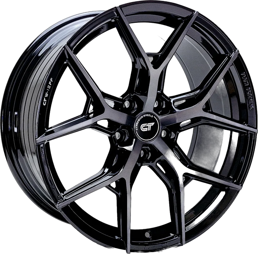 CFO BlackLacquer 3-piece forged rim, 19×8.5 · 5×120 · ET35
